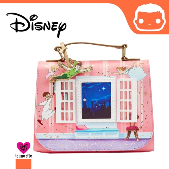 Loungefly Peter Pan 70th Anniversary You Can Fly Crossbody Purse NWT - Picture 12 of 12